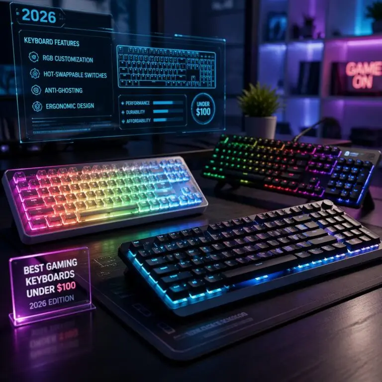 Illustration for a budget gaming keyboard buying guide